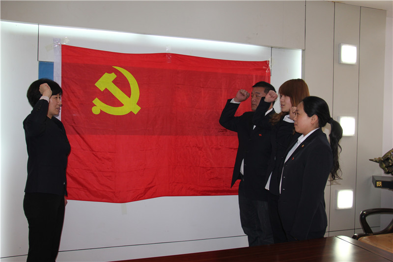 公司預備黨員(yuán)宣讀(dú)入黨誓詞